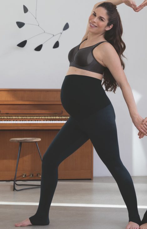 Pantalone gravidanza morbido per migliorare la circolazione-pantalone gravidanza gambe leggere pesanti – Anita Miss Fantastic Relaxing tights massage -nero-1888-1